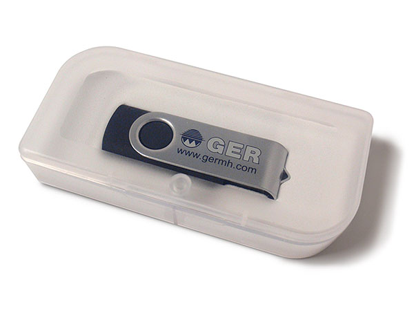 Caja Metálica Pequeña Para Presentar Pendrives y Memorias USB